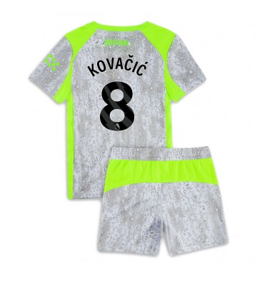 Manchester City Mateo Kovacic #8 Tredjetrøje Børn 2025-26 Kortærmet (+ Korte bukser)